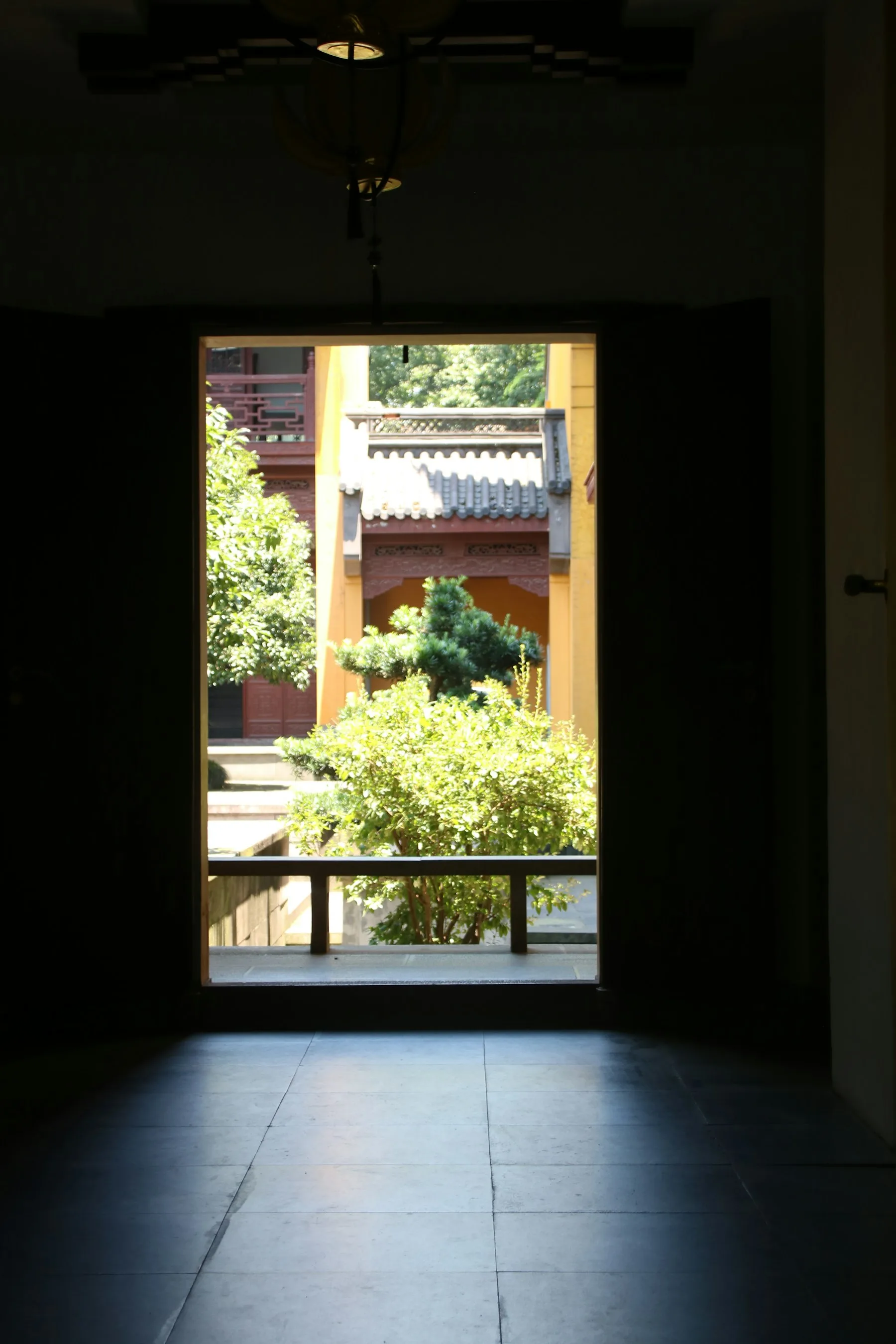 Supporting image 4 for Is China Safe for American Travelers?: courtyard, threshold, arrival in China